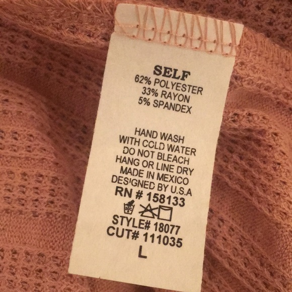 Staccato LS Lightweight Dusty Rose Cardigan - Picture 11 of 12